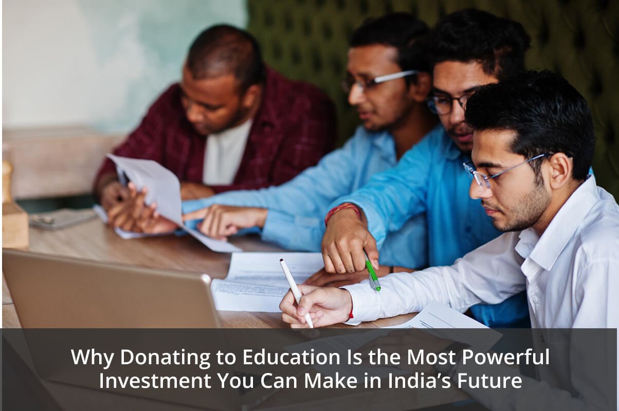 Donate to support education in India